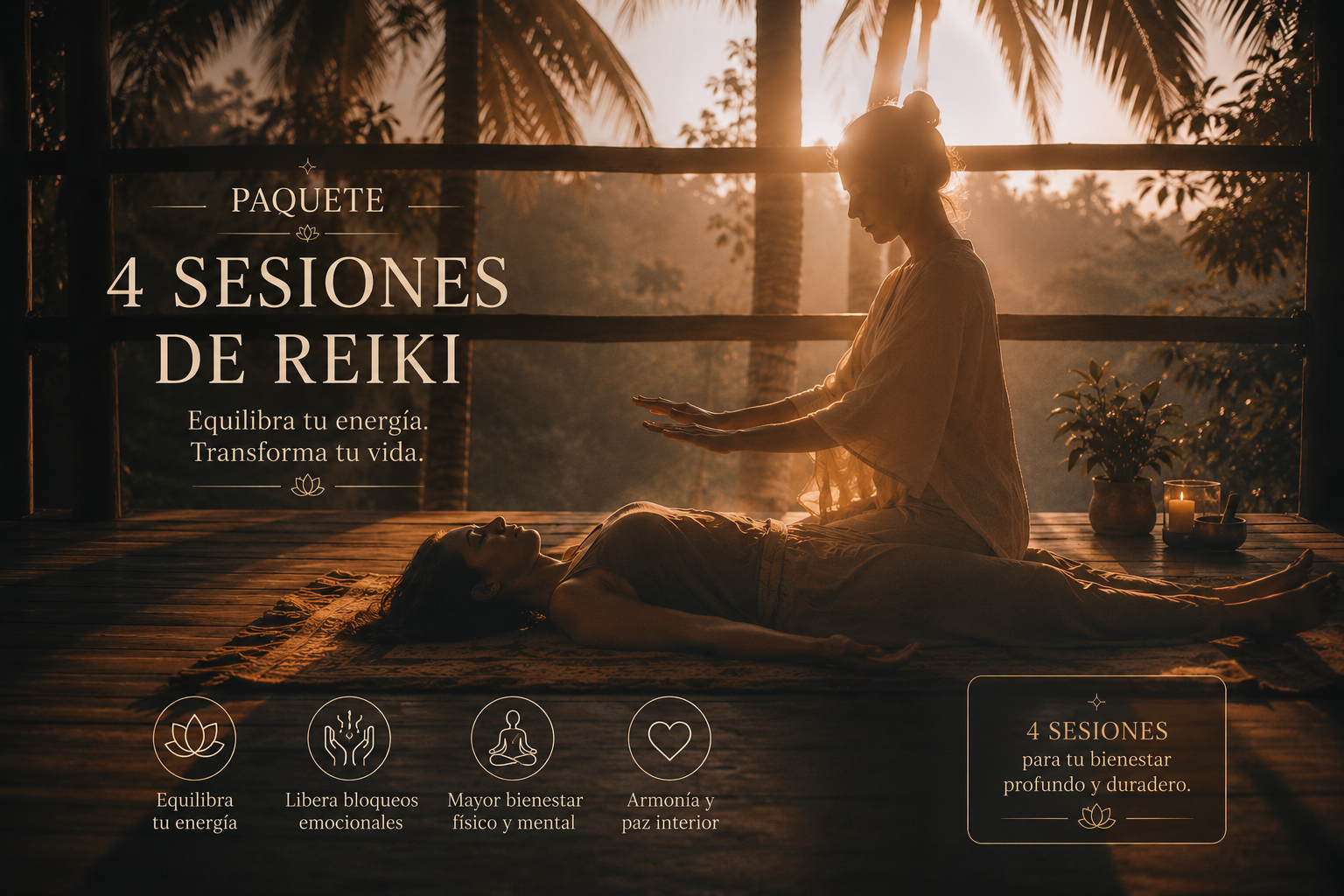 Paquete "Renacimiento" (4 sesiones)