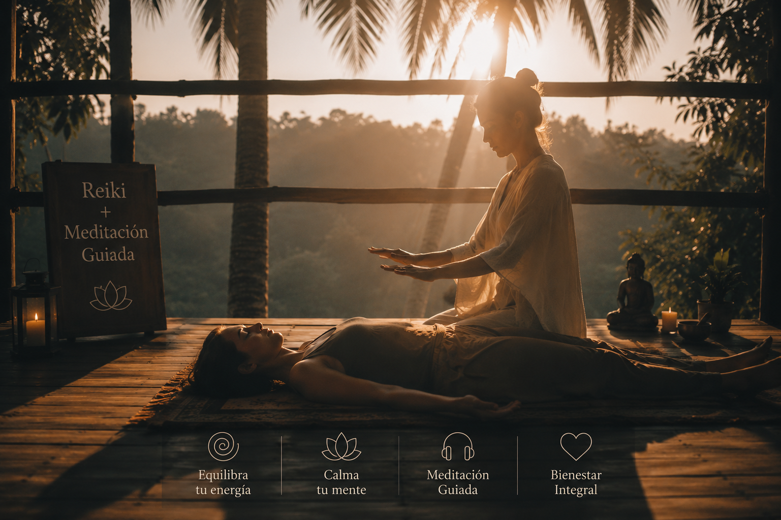 Reiki + Meditación Cuántica Guiada