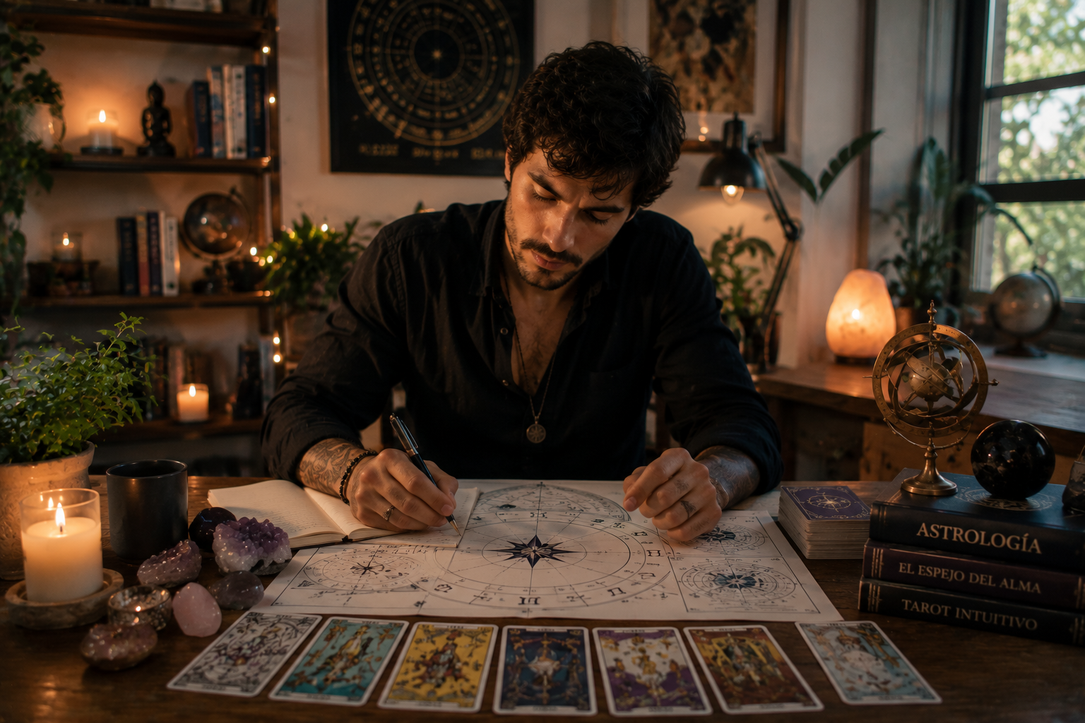 Oráculo Completo (Astrología + Tarot)